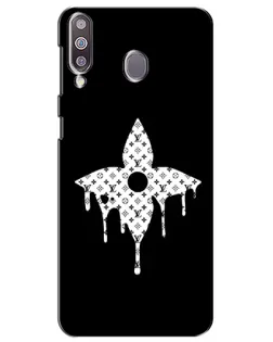 Чехол для Samsung Galaxy M30 (M305) с картинкой «Цветочная монограмма»