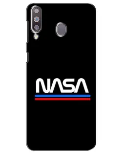Чохол для Samsung Galaxy M30 (M305) з картинкою «NASA — класика Red Blue» Чохол для Samsung Galaxy M30 (M305) з картинкою «NASA — класика Red Blue»