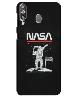 Чохол для Samsung Galaxy M30 (M305) з картинкою «NASA — крокуємо по Місяцю» Чохол для Samsung Galaxy M30 (M305) з картинкою «NASA — крокуємо по Місяцю»