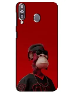 Чохол для Samsung Galaxy M30 (M305) з картинкою «Bored Ape в червоному» Чохол для Samsung Galaxy M30 (M305) з картинкою «Bored Ape в червоному»