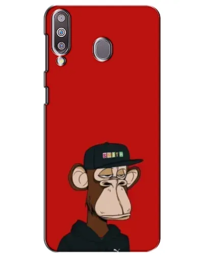Чохол для Samsung Galaxy M30 (M305) з картинкою «Bored Ape — червоний фон» Чохол для Samsung Galaxy M30 (M305) з картинкою «Bored Ape — червоний фон»