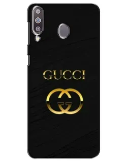 Чехол для Samsung Galaxy M30 (M305) с картинкой «Золотой логотип Gucci»