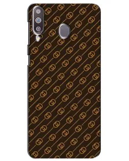 Чехол для Samsung Galaxy M30 (M305) с картинкой «Gucci — золотые диагонали»