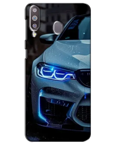 Чехол для Samsung Galaxy M30 (M305) с картинкой «Взгляд BMW с синими фарами» Чехол для Samsung Galaxy M30 (M305) с картинкой «Взгляд BMW с синими фарами»