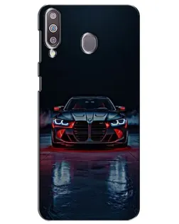 Чехол для Samsung Galaxy M30 (M305) с картинкой «BMW на мокрой дороге»