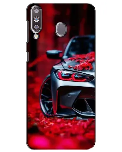Чехол для Samsung Galaxy M30 (M305) с картинкой «Спортивная BMW и цветы» Чехол для Samsung Galaxy M30 (M305) с картинкой «Спортивная BMW и цветы»