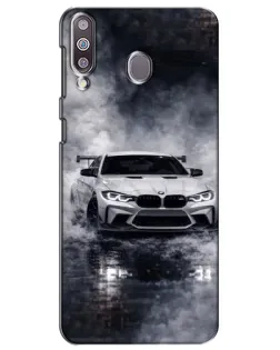 Чехол для Samsung Galaxy M30 (M305) с картинкой «BMW сквозь туман»