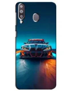 Чехол для Samsung Galaxy M30 (M305) с картинкой «BMW — огни неона»