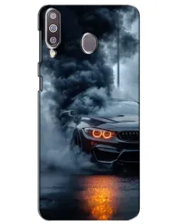 Чехол для Samsung Galaxy M30 (M305) с картинкой «BMW M-Power — абстракция»