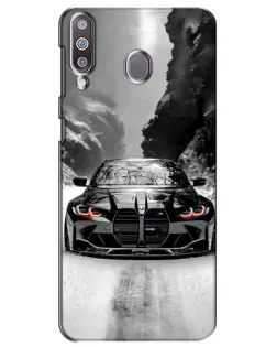 Чехол для Samsung Galaxy M30 (M305) с картинкой «BMW — акварельный дрифт»