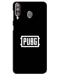 Чохол для Samsung Galaxy M30 (M305) з картинкою «Лого BMW — металевий блиск»