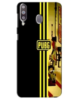 Чохол для Samsung Galaxy M30 (M305) з картинкою «PUBG — камуфляжний шолом»