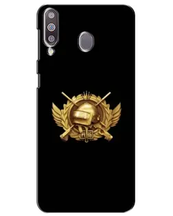 Чохол для Samsung Galaxy M30 (M305) з картинкою «PUBG — помаранчевий градієнт»