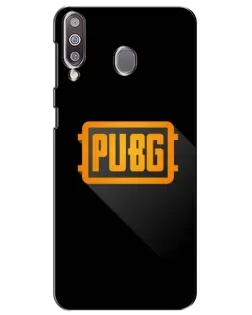 Чохол для Samsung Galaxy M30 (M305) з картинкою «PUBG — рамка лого»