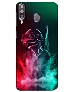 Чохол для Samsung Galaxy M30 (M305) з картинкою «PUBG — вогняний воїн»