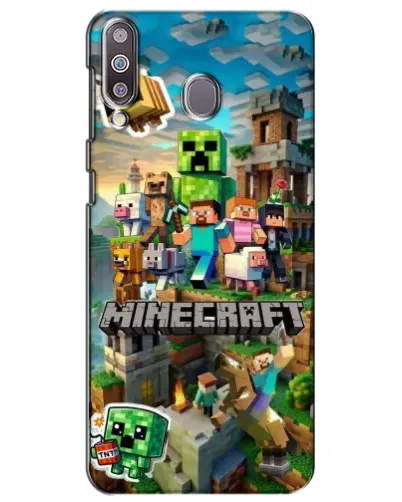 Чехол для Samsung Galaxy M30 (M305) с картинкой «Замок Minecraft»