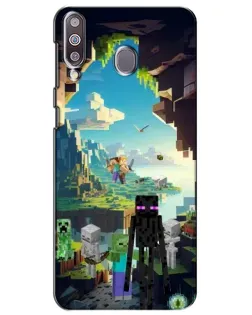 Чохол для Samsung Galaxy M30 (M305) з картинкою «Ендермен у лісі»