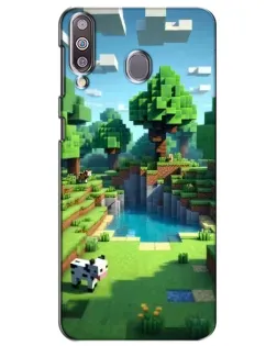 Чохол для Samsung Galaxy M30 (M305) з картинкою «Minecraft літній день»