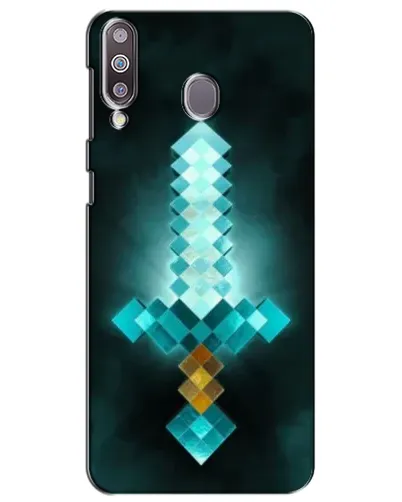 Чехол для Samsung Galaxy M30 (M305) с картинкой «Алмазный меч неон»