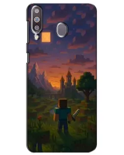 Чохол для Samsung Galaxy M30 (M305) з картинкою «Стів біля вежі»