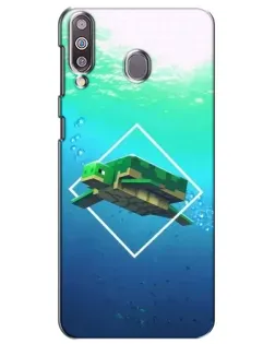 Чохол для Samsung Galaxy M30 (M305) з картинкою «Черепаха Minecraft»
