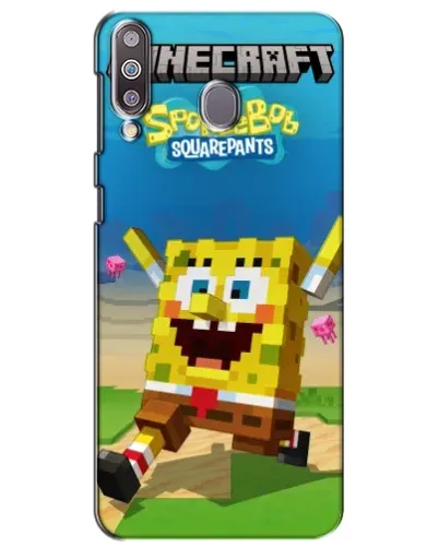Чехол для Samsung Galaxy M30 (M305) с картинкой «Губка Боб Minecraft» Чехол для Samsung Galaxy M30 (M305) с картинкой «Губка Боб Minecraft»