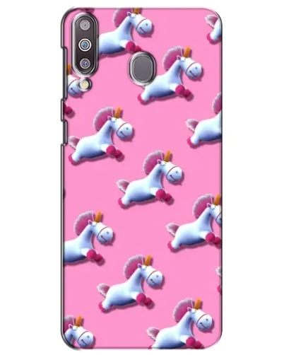 Чехол для Samsung Galaxy M30 (M305) с картинкой «Единороги на розовом»