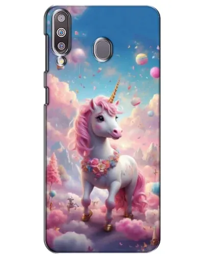 Чехол для Samsung Galaxy M30 (M305) с картинкой «Единорог среди облаков»