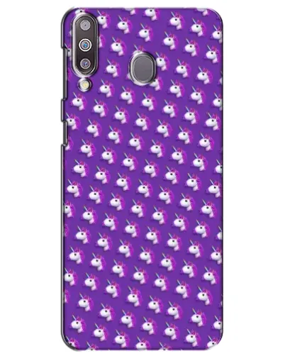 Чехол для Samsung Galaxy M30 (M305) с картинкой «Единороги на фиолетовом»
