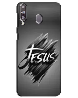 Чехол для Samsung Galaxy M30 (M305) с картинкой «Надпись Jesus Graffiti»