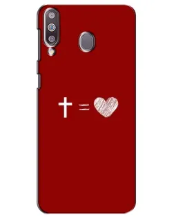 Чехол для Samsung Galaxy M30 (M305) с картинкой «Уравнение любви»