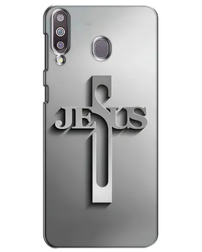 Чехол для Samsung Galaxy M30 (M305) с картинкой «Металлический крест Jesus» Чехол для Samsung Galaxy M30 (M305) с картинкой «Металлический крест Jesus»