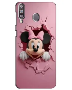 Чехол для Samsung Galaxy M30 (M305) с картинкой «Минни сквозь стену»