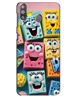 Чехол для Samsung Galaxy M30 (M305) с картинкой «Цветные губки»