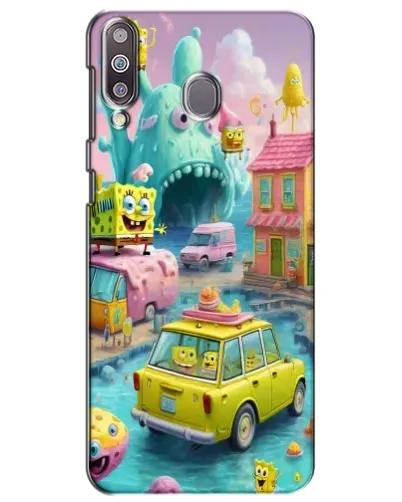Чехол для Samsung Galaxy M30 (M305) с картинкой «Монстр-трак приключения»