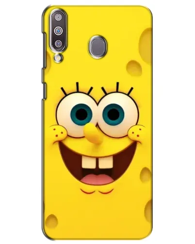Чехол для Samsung Galaxy M30 (M305) с картинкой «Губка Боб улыбка»