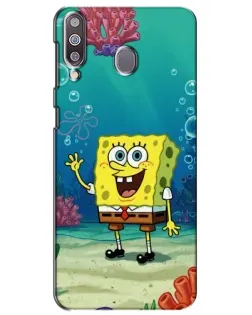 Чехол для Samsung Galaxy M30 (M305) с картинкой «Подводный привет»