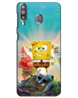 Чехол для Samsung Galaxy M30 (M305) с картинкой «Спанч Боб победитель»