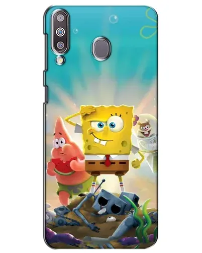 Чехол для Samsung Galaxy M30 (M305) с картинкой «Спанч Боб победитель»