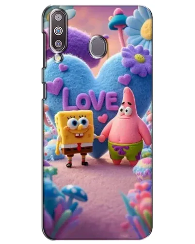 Чехол для Samsung Galaxy M30 (M305) с картинкой «Губка Боб Патрик»
