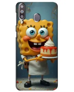 Чехол для Samsung Galaxy M30 (M305) с картинкой «Повар Спанч Боб»