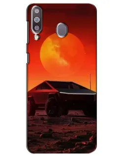 Чохол для Samsung Galaxy M30 (M305) з картинкою «Cybertruck на Марсі»