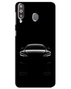 Чохол для Samsung Galaxy M30 (M305) з картинкою «Силует Tesla Night»