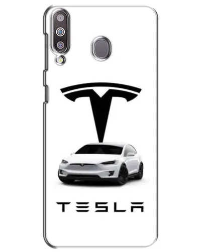 Чохол для Samsung Galaxy M30 (M305) з картинкою «Tesla White Style» Чохол для Samsung Galaxy M30 (M305) з картинкою «Tesla White Style»