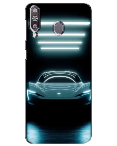 Чохол для Samsung Galaxy M30 (M305) з картинкою «Tesla в неоні» Чохол для Samsung Galaxy M30 (M305) з картинкою «Tesla в неоні»