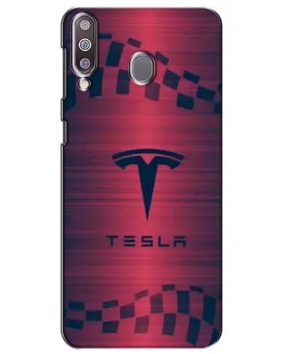 Чохол для Samsung Galaxy M30 (M305) з картинкою «Тесла червоний карбон» Чохол для Samsung Galaxy M30 (M305) з картинкою «Тесла червоний карбон»