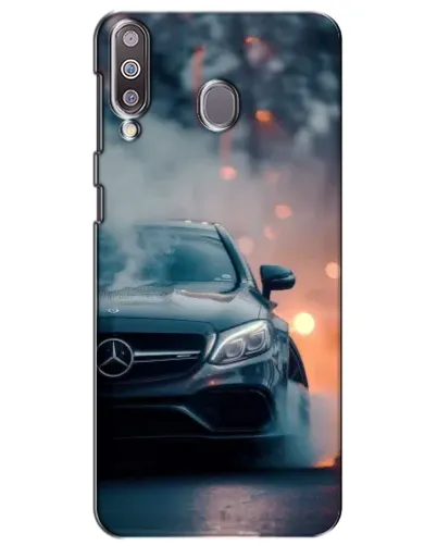 Чехол для Samsung Galaxy M30 (M305) с картинкой «Mercedes — ночной город»