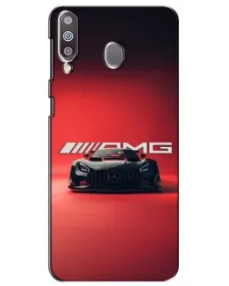 Чехол для Samsung Galaxy M30 (M305) с картинкой «Mercedes AMG — красная линия»
