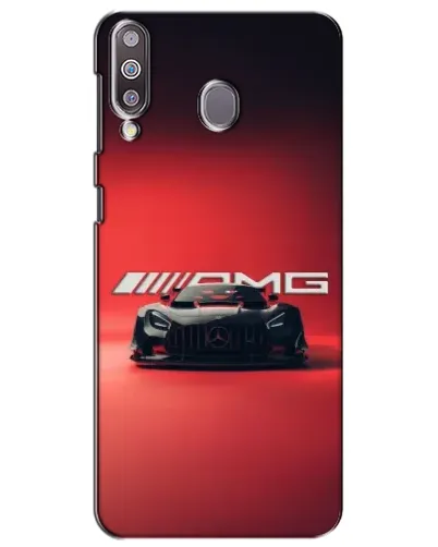 Чехол для Samsung Galaxy M30 (M305) с картинкой «Mercedes AMG — красная линия»