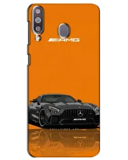 Чехол для Samsung Galaxy M30 (M305) с картинкой «Оранжевый Mercedes AMG»